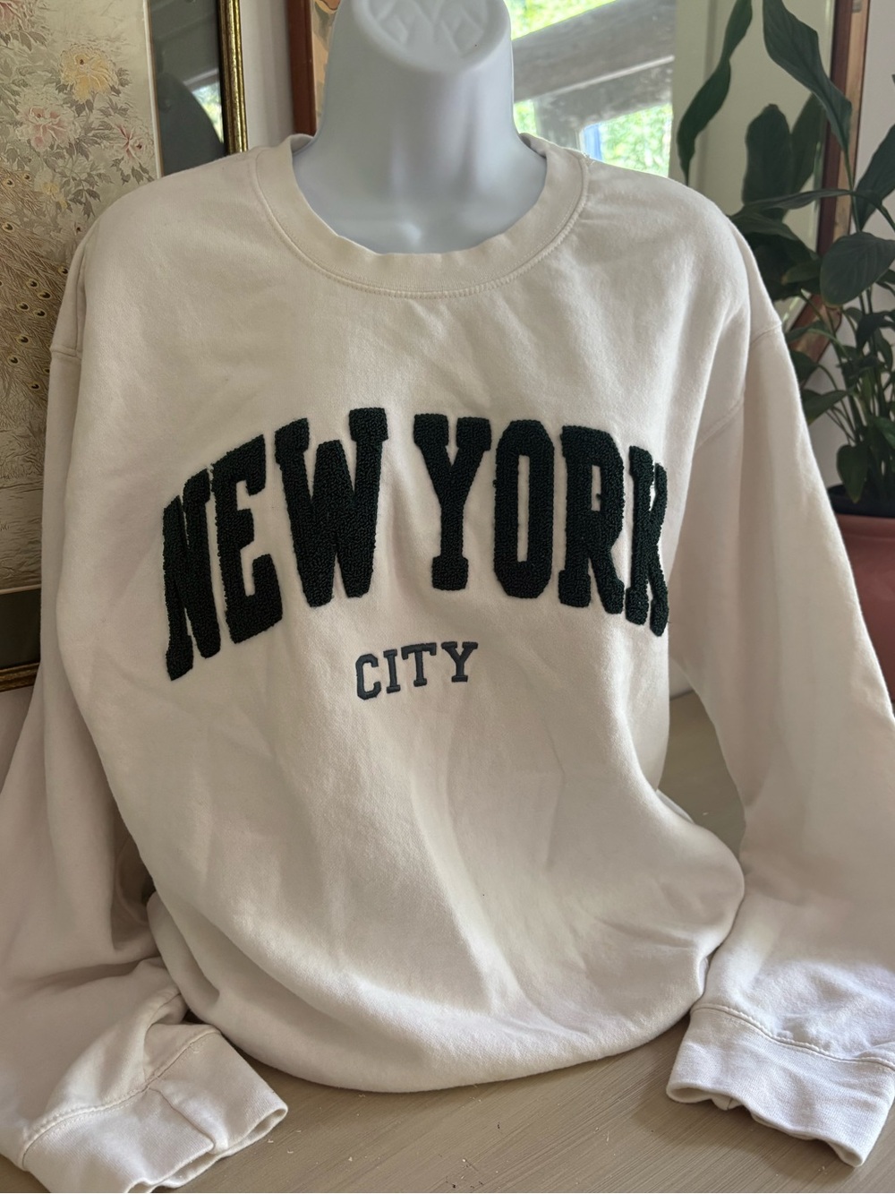 Buttery Soft Chenille “New York City”Sweatshirt  by New York Popular
